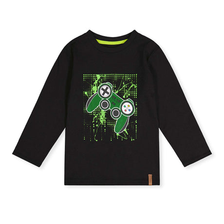 T-shirt Jeux Video Boys 3-6ans-Deux par Deux-Noir-3-2X2-J20U71-999B-CLÉMENT