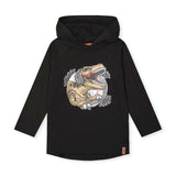 T-shirt Capuchon Dinos Boys 3-6ans-Deux par Deux-Noir-3-2X2-J20U75-999B-CLÉMENT