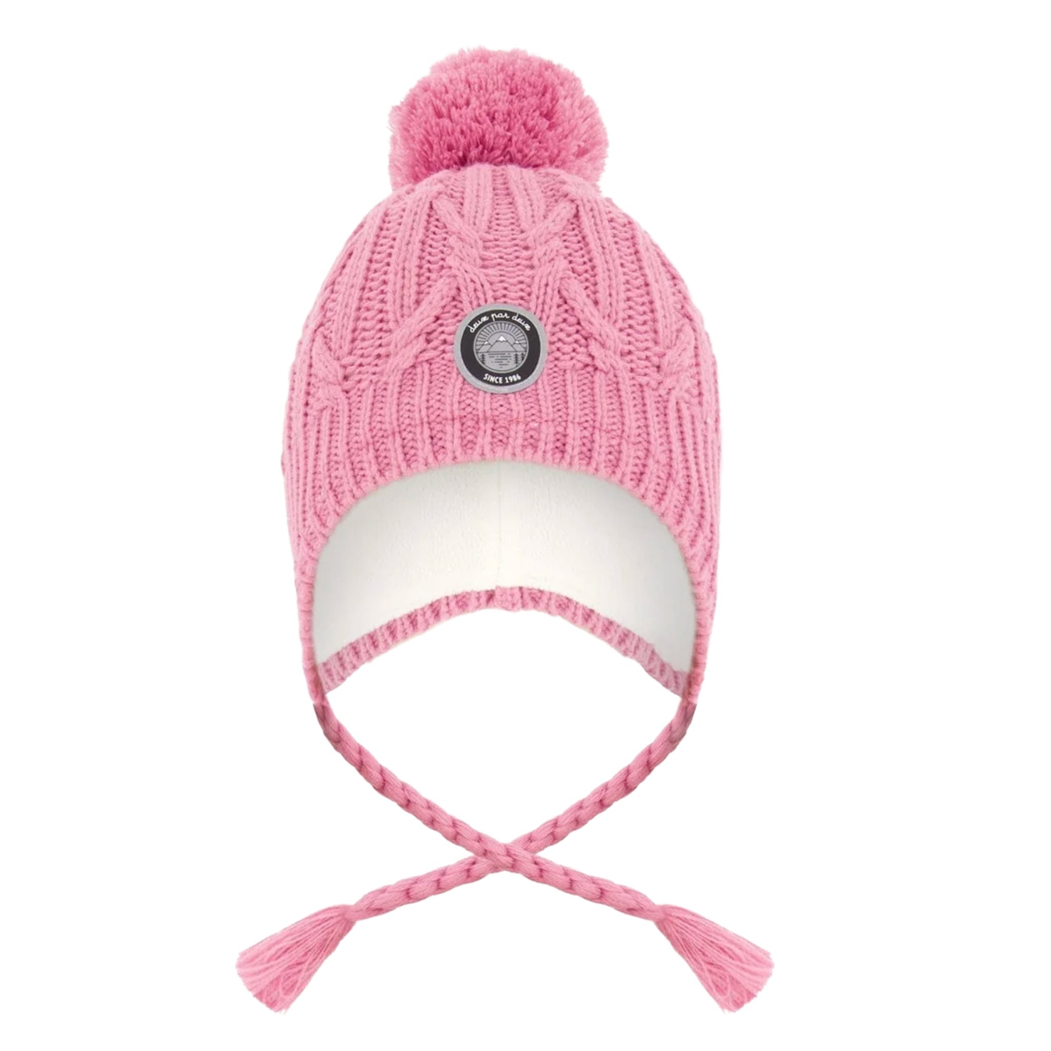 帽子 FETICO HAND-KNITTED ROSE BEANIE Fisherman Beanie Rose | Quebec Company – LIX DESIGN