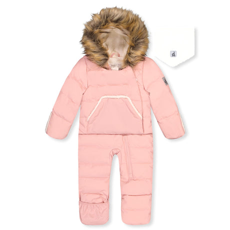 Habit de Neige Une Pièce Rose 6-30mois-Deux par Deux-Rose-6 m-2X3-J10B701-622-CLÉMENT