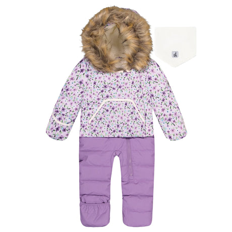 Habit de Neige Petites Fleurs 6-30mois-Deux par Deux-Lilas-6 m-2X3-J10B7011J007-CLÉMENT