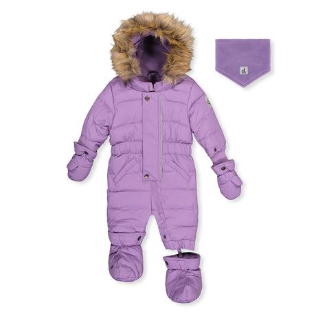 Habit de Neige Une Pièce Mauve 6-30mois-Deux par Deux-Mauve-6 m-2X3-J10B702-5003-CLÉMENT