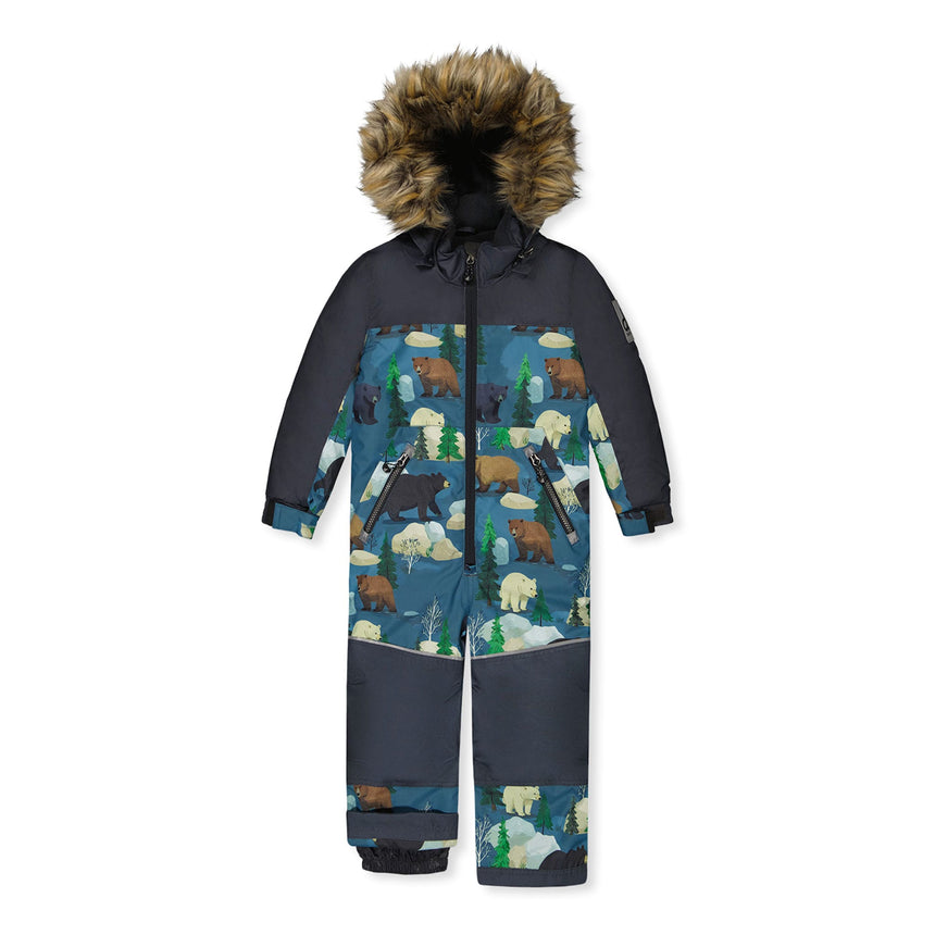 Habit de Neige Une Piècee Ours 2-6ans-Deux par Deux-Noir-2-2X3-J10DB77-052-CLÉMENT
