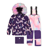 Habit de Neige Licornes 2-6ans-Deux par Deux-Mauve-2-2X3-J10PG91-035B-CLÉMENT