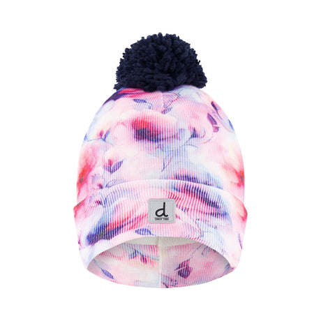 Tuque Tricot Fleurs 2-14ans-Deux par Deux-Rose-2-4-2X3-J10Z10-1J038-CLÉMENT
