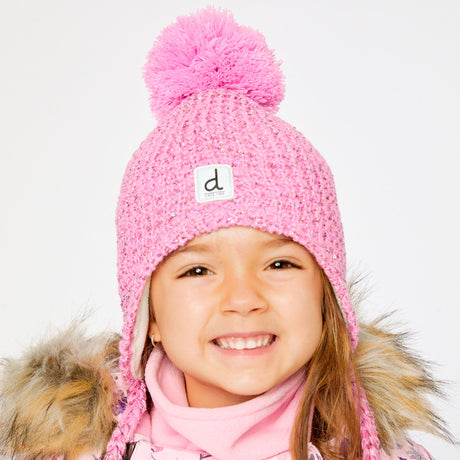 Tuque Tricot Rose 2-14ans-Deux par Deux-2X3-J10Z14-624B-CLÉMENT
