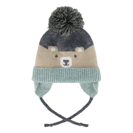 Tuque Tricot Ours 6-24mois-Deux par Deux-Taupe-6-12 m-2X3-J10Z32B1J074-CLÉMENT