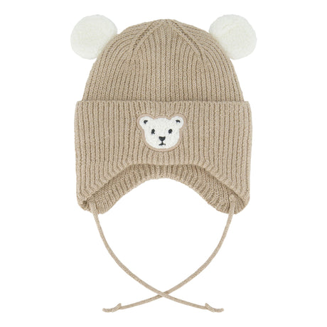 Tuque Tricot Ours 3-36mois-Deux par Deux-Taupe-3-6 m-2X3-J10ZA03-1870-CLÉMENT