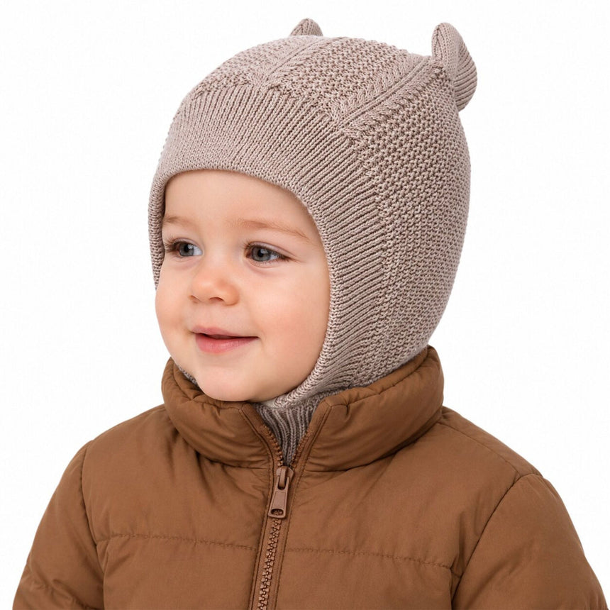 Cagoule Tricot Merino Ours 3-18mois-Tutu-TUU-3-007645-CLÉMENT
