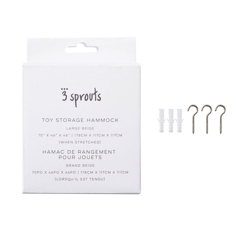 Hamac à Jouets - Beige-3 Sprouts-3SP-CHMBEI-CLÉMENT