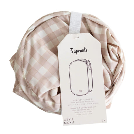 Panier à Linge Pop-up - Vichy-3 Sprouts-3SP-CPHGBG-CLÉMENT