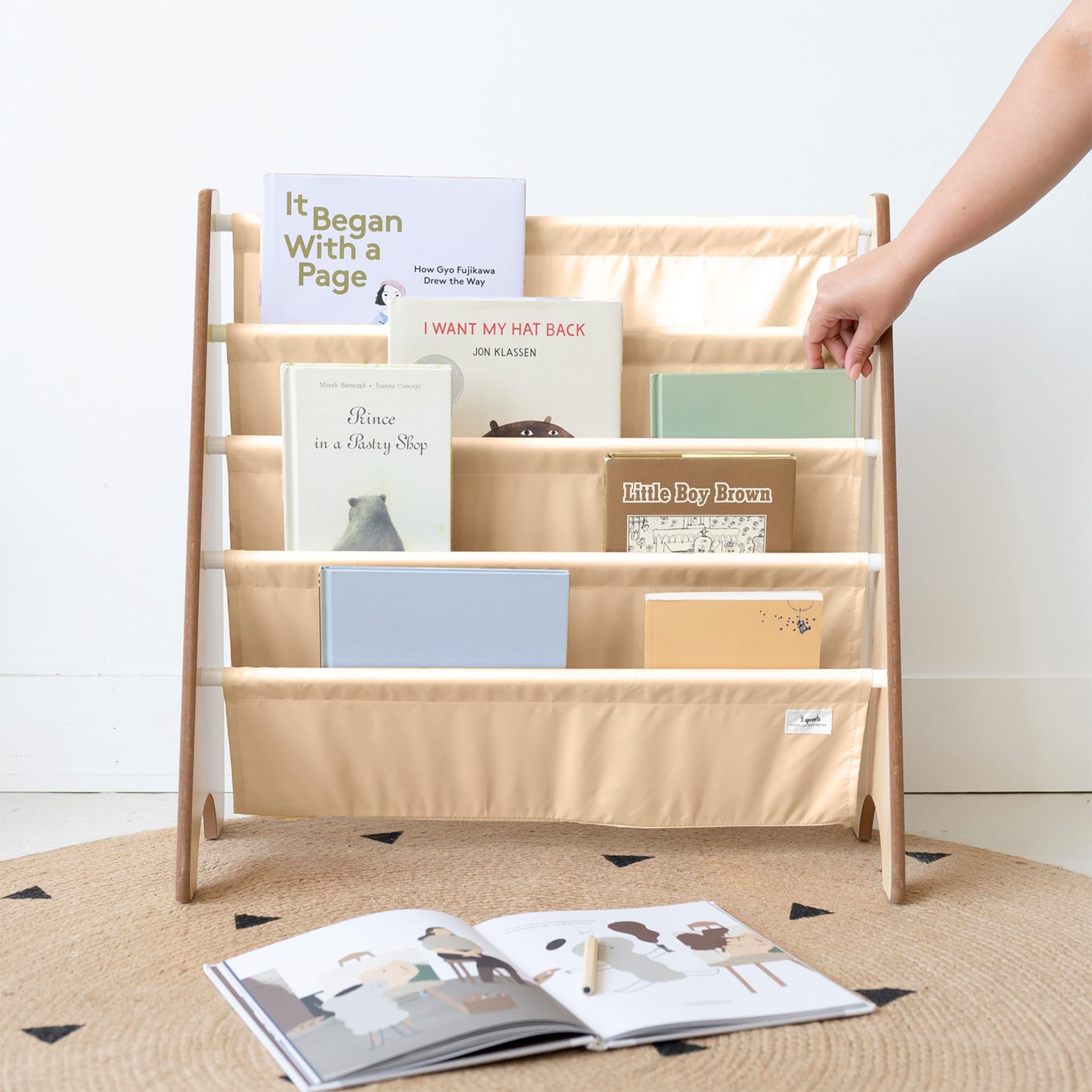 Étagère à Livres - Beige - 3 Sprouts – CLÉMENT