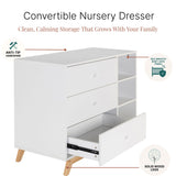 Central Park 3-drawer - White / Natural