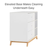 Central Park 3-drawer - White / Natural