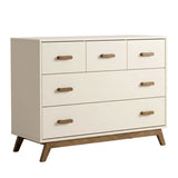 5 Drawers Dresser Chest - Almont Walnut