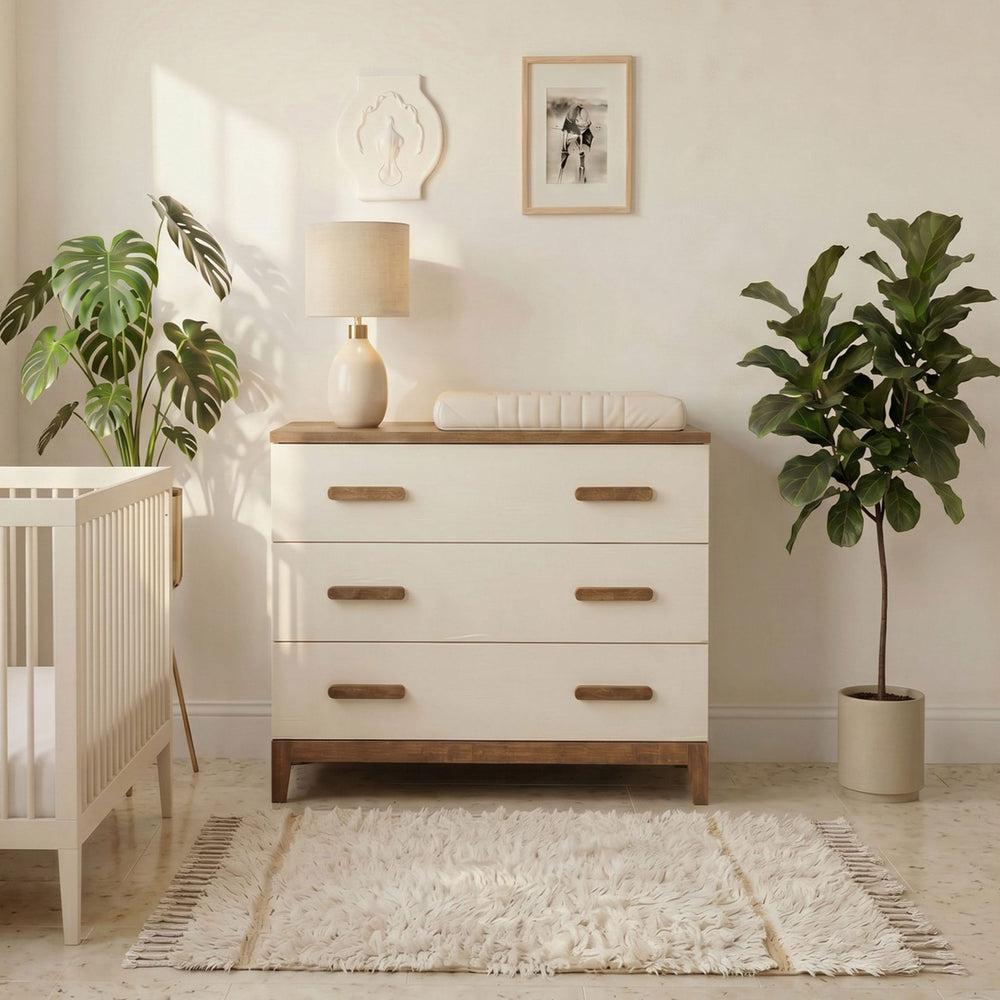 Lala 3 Drawers Dresser Chest - Almont Walnut