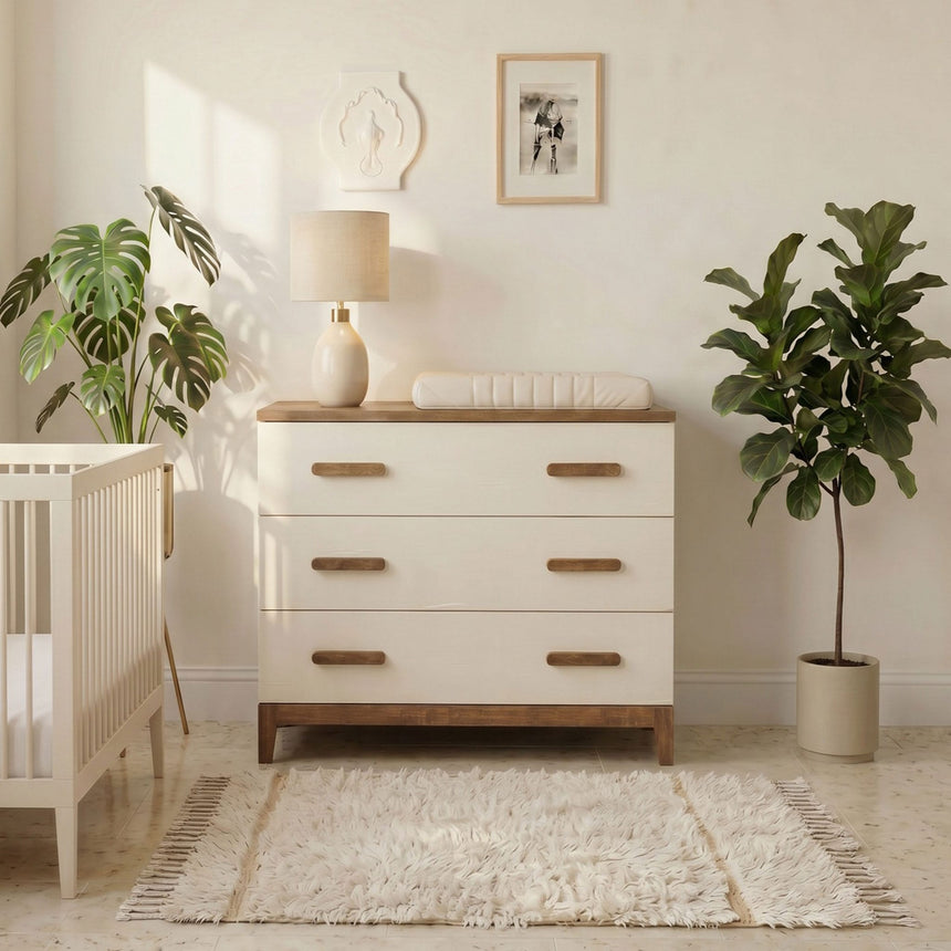 Lala 3 Drawers Dresser Chest - Almont Walnut