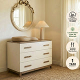 Lala 3 Drawers Dresser Chest - Almont Walnut