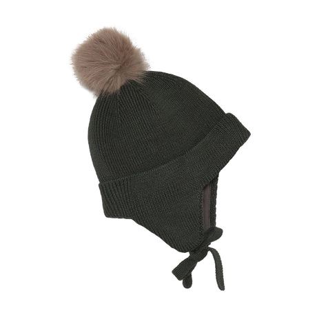 Pompom Knit Beanie 6-24m