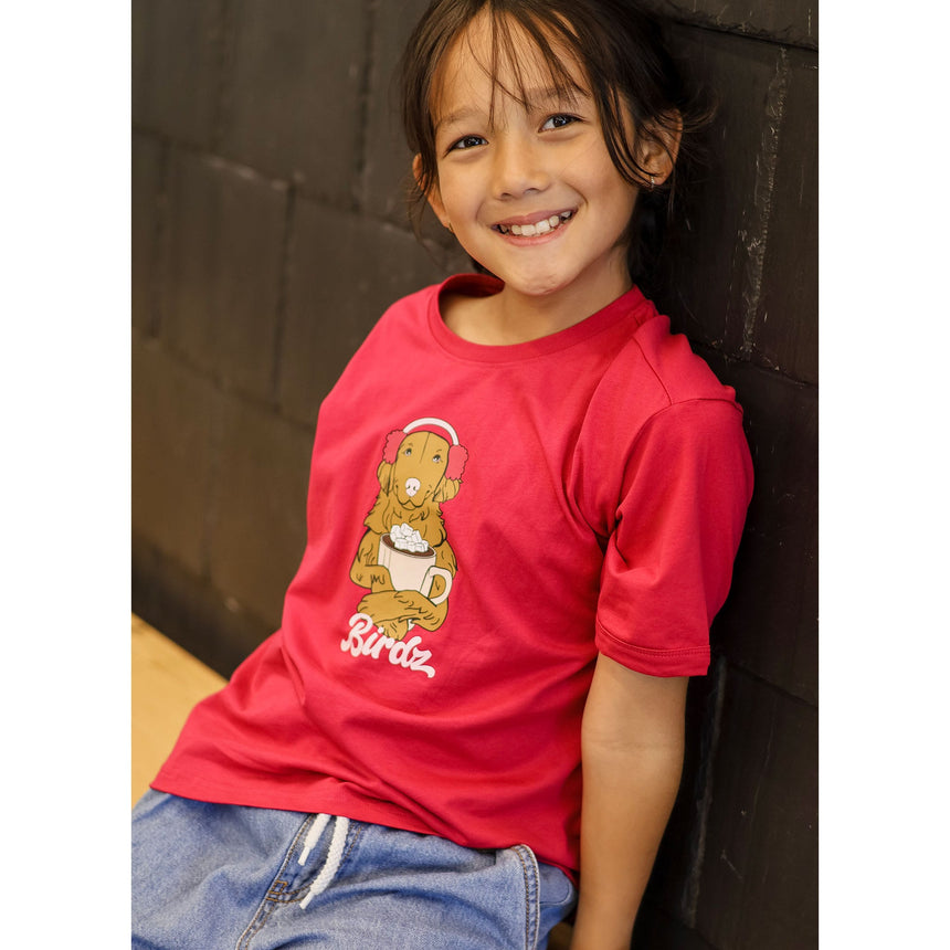 T-shirt Chocolat Chaud 2-10ans-Birdz-BR2-44007-F26-F-CLÉMENT