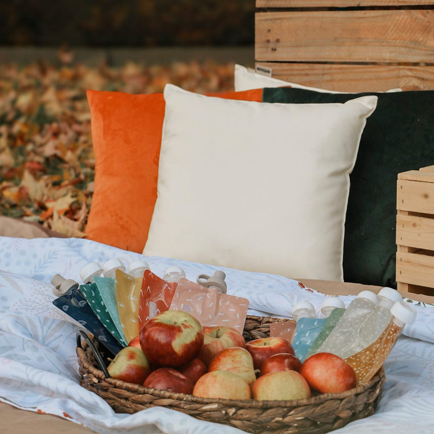 Pochettes à compote réutilisables Boho 6x (4oz)