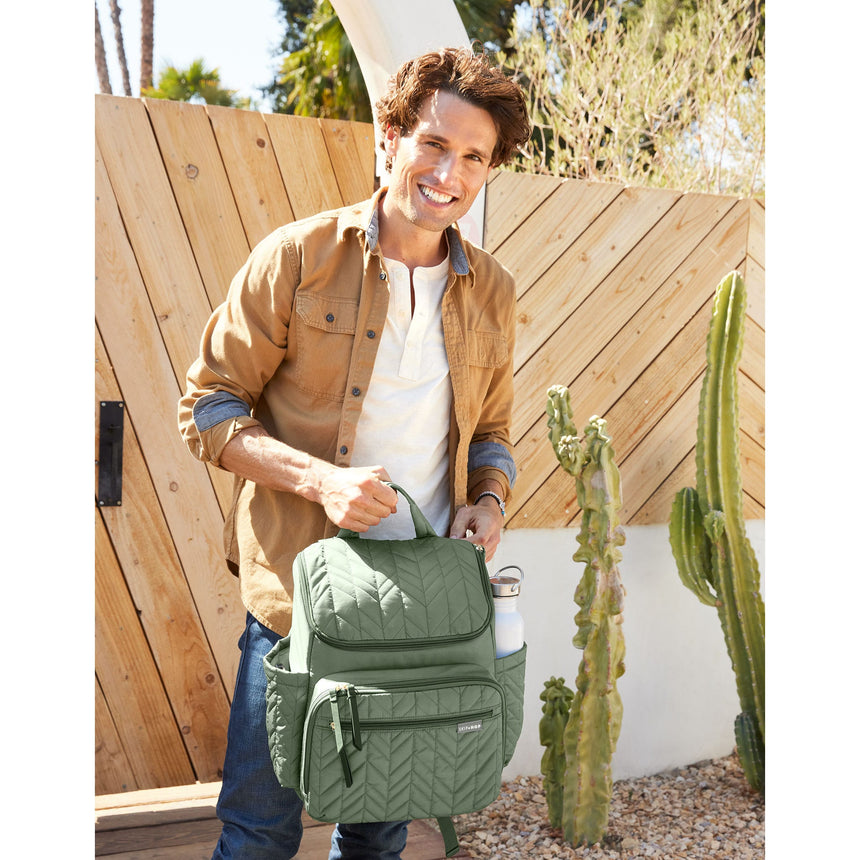 Forma Backpack Diaper Bag - Black
