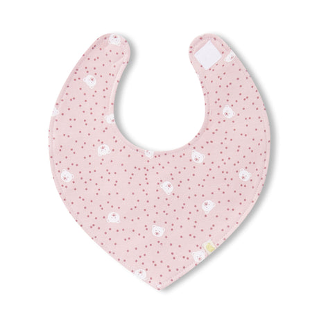 Bavoirs(3) + Peluche Doudou - Ours Rosé-Piccolo Bambino-ABN-PBMS7J99G3PK-CLÉMENT