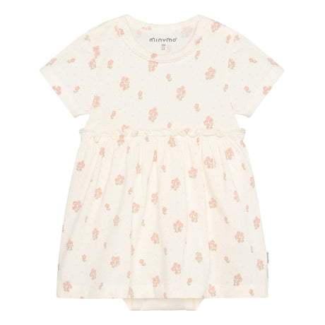 Robe Imprimée Fleurs 6-24mois-Minymo-Ivoire-6 m-AC1-114313-1271-CLÉMENT