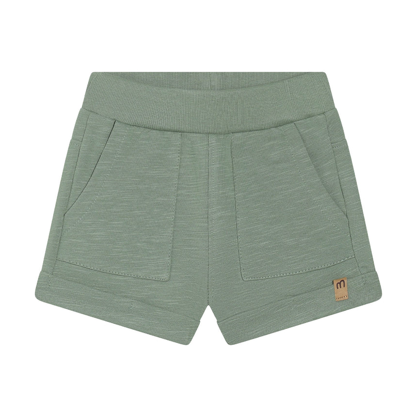 Short Ouatée Unie 3-24m-Minymo-Sauge-3 m-AC1-114333-9807-CLÉMENT