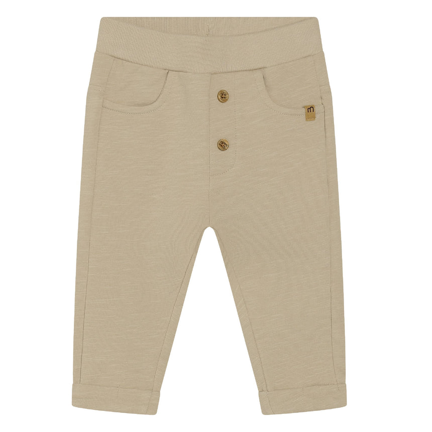 Pantalon Ouaté Uni 6-24mois-Minymo-Beige-6 m-AC1-114337-2106-CLÉMENT