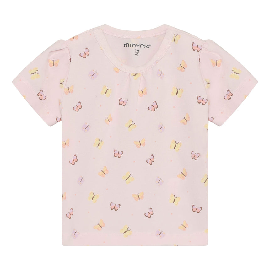 T-shirt Imprimé Papillon 3-24mois-Minymo-Rose-3 m-AC1-114353-5140-CLÉMENT