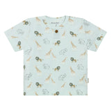 T-shirt Imprimé Safari 6-24mois-Minymo-Menthe-6 m-AC1-114354-8303-CLÉMENT