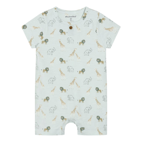 Barboteuse Imprimé Safari 12-24mois-Minymo-Menthe-12 m-AC1-114366-8303-CLÉMENT