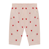 Pantalon Broderie Coeur 3-24mois-Minymo-Rose-3 m-AC1-114386-5003-CLÉMENT
