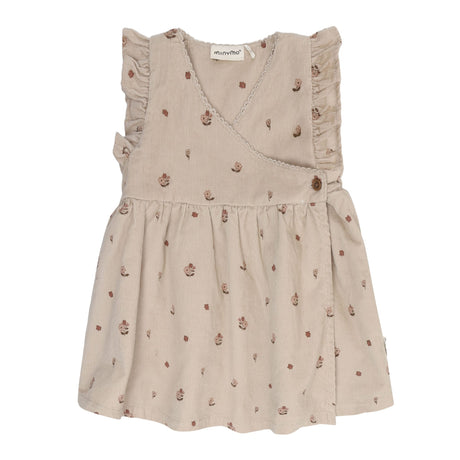 Robe Imprimée Corduroy 6-24mois-Minymo-Beige-6 m-AC1-114430-1206-CLÉMENT
