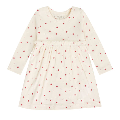 Robe Imprimé Coeur 6-24mois-Minymo-Blanc-6 m-AC1-114555-1701-CLÉMENT