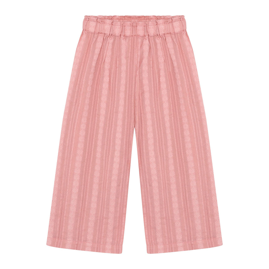 Pantalon 3/4 Rayé 2-10ans-Minymo-Rose-2-AC1-124329-4704-CLÉMENT