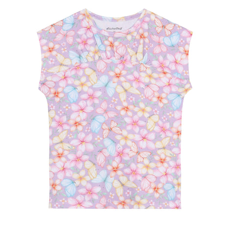 T-shirt Papillon 2-8ans-Minymo-Lilas-2-AC1-124339-6236-CLÉMENT