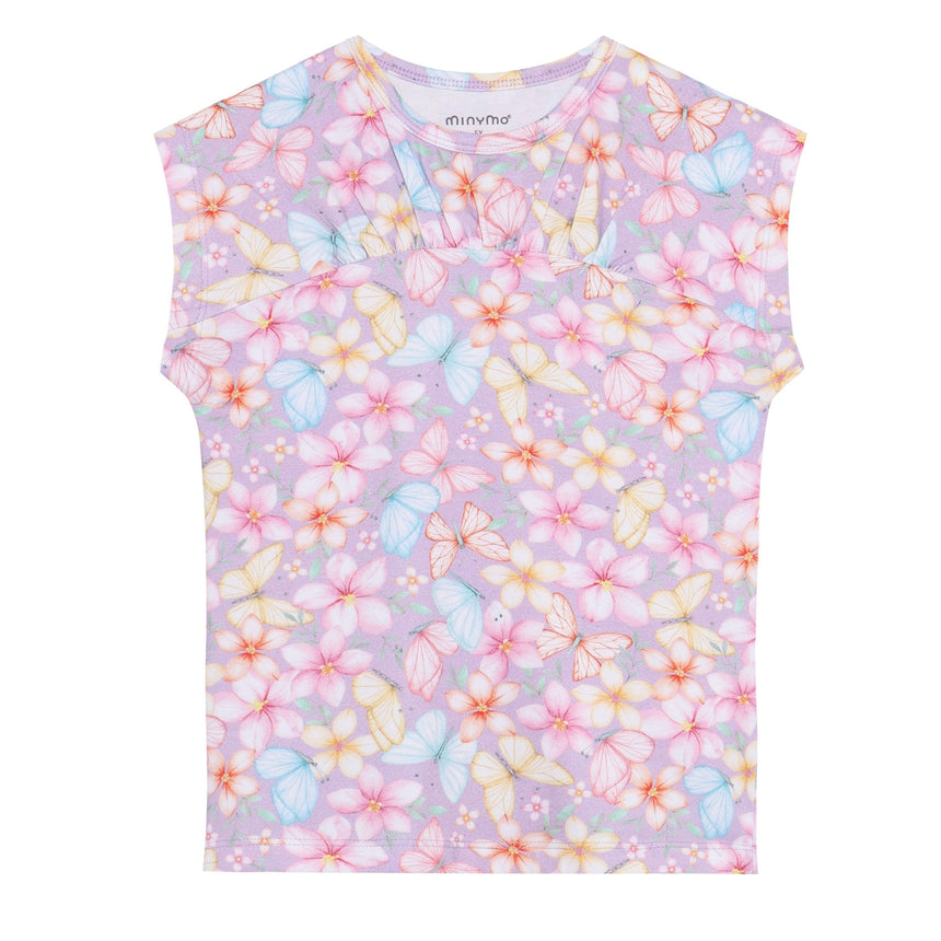 T-shirt Papillon 2-8ans-Minymo-Lilas-2-AC1-124339-6236-CLÉMENT