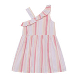 Robe Rayée 2-8ans-Minymo-Rose-2-AC1-124347-1450-CLÉMENT