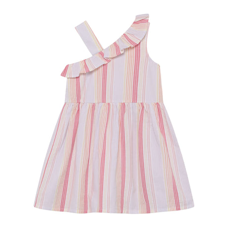 Robe Rayée 2-8ans-Minymo-Rose-2-AC1-124347-1450-CLÉMENT