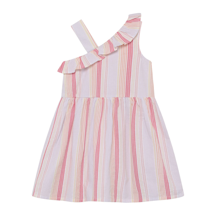 Robe Rayée 2-8ans-Minymo-Rose-2-AC1-124347-1450-CLÉMENT
