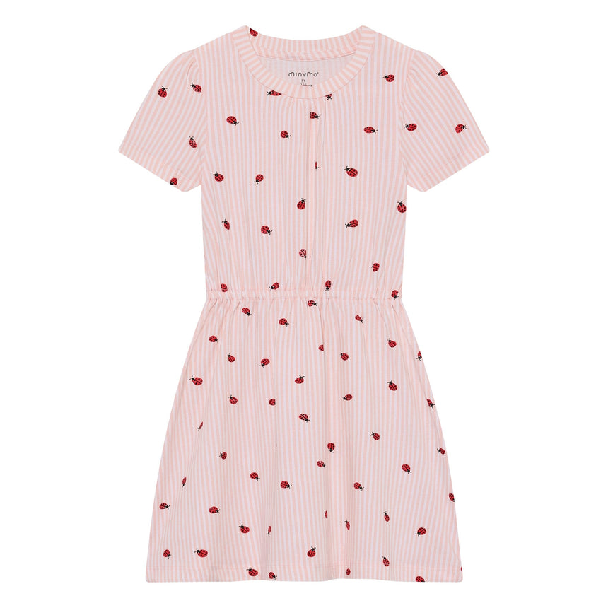 Robe Coccinelle 2ans-Minymo-Rose-2-AC1-124382-5003-CLÉMENT