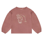 T-shirt Cheval Brillant 3-12-Minymo-Rose-3-AC1-124400-4330-CLÉMENT