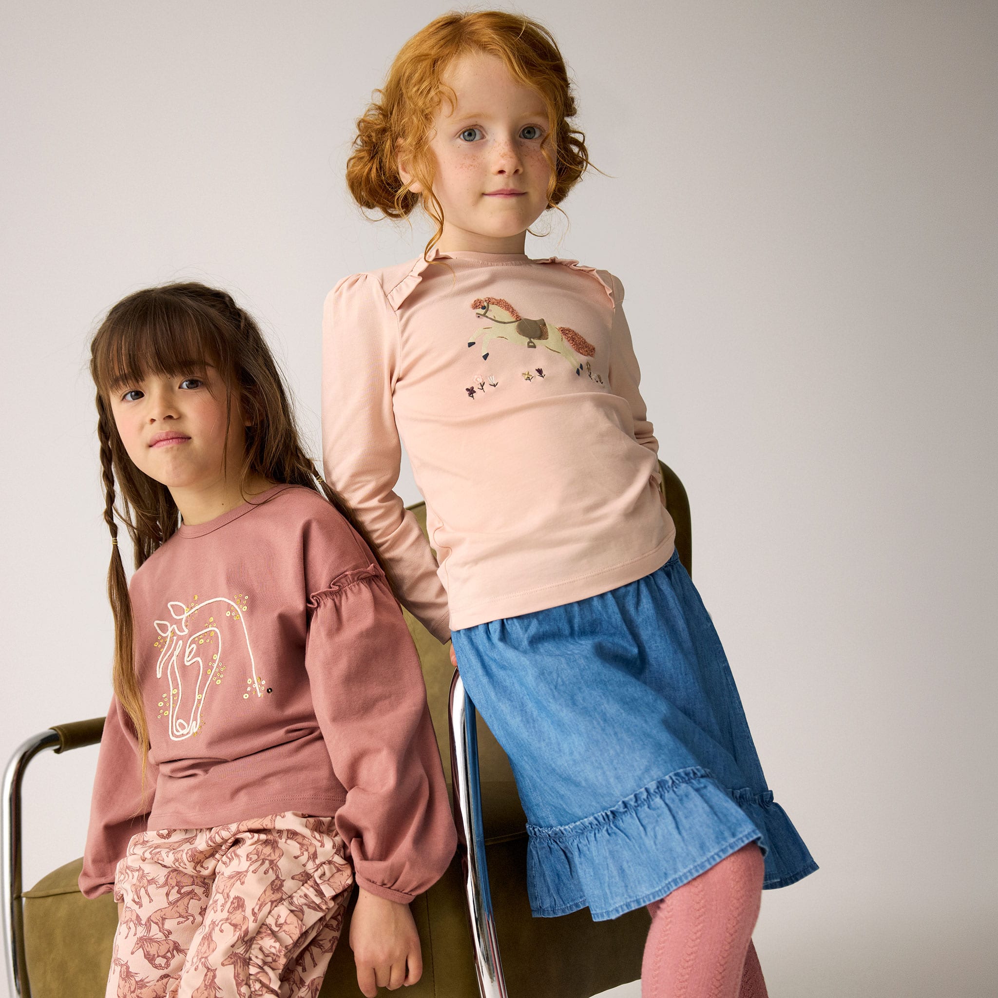 Glitter Horse T-shirt 3-12 – CLÉMENT