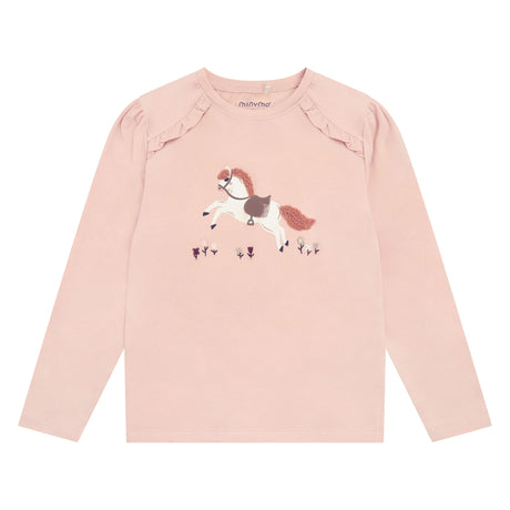 T-shirt Cheval 3-12-Minymo-Rose-3-AC1-124413-5000-CLÉMENT