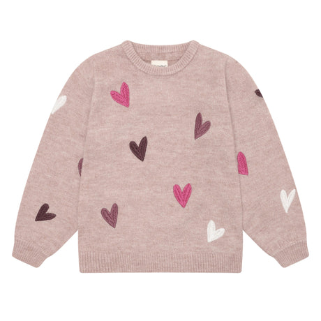 Pull Tricot Coeur 3-12-Minymo-Rose-3-AC1-124443-6510-CLÉMENT