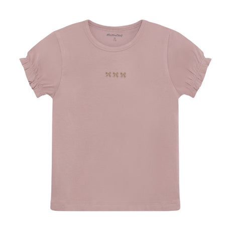 T-shirt Coeur 3-12-Minymo-Rose-3-AC1-124470-6510-CLÉMENT
