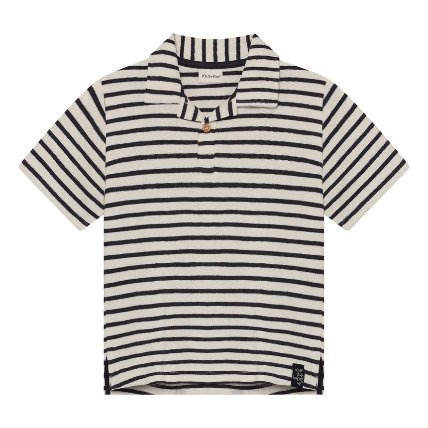 Polo Rayé 2-10ans-Minymo-Beige-2-AC1-134306-1271-CLÉMENT