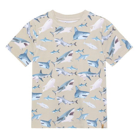 T-shirt Imprimé Requin 2-10ans-Minymo-Beige-2-AC1-134307-2106-CLÉMENT